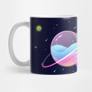 Glowy Glass Planet Mug